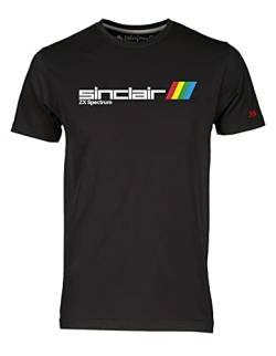 Blasfemus ZX Herren-T-Shirt Spectrum Sinclair 80er Jahre Vintage Nerd, Schwarz , Medium von Blasfemus