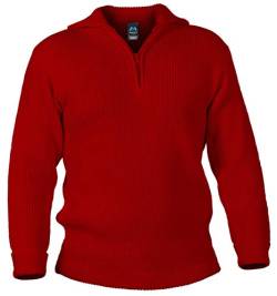 Blauer Peter - Kinder-Troyer - Pullover - Schurwolle - 9 Farben, Farbe:Rot, Größe:116 von Blauer Peter