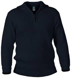 Blauer Peter - Merino Troyer - Pullover - 10 Farben, Farbe:Marine, Größe:54 von Blauer Peter