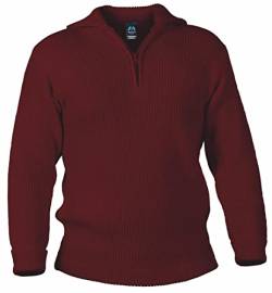 Blauer Peter - Merino Troyer - Pullover - 10 Farben, Farbe:Weinrot, Größe:48 von Blauer Peter