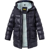 Blauer. USA Herren Steppmantel blau Mikrofaser unifarben von Blauer. USA