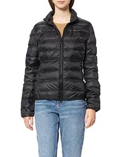 Blauer Damen Kurzjacke mit Federfüllung Gepolsterte Jacke, 999 Schwarz, XL von Blauer