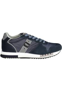 Blauer F2QUEENS01 Sneakers Schuhe Herren blau Leder Blu/44 von Blauer