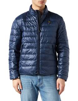 Blauer Herren GIUBBINI Corti Imbottito Piuma Steppjacke, 881 Stück Iris Int. Kalkstein, XXXL von Blauer