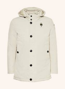 Blauer Parka weiss von Blauer