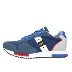 Blauer Sneaker Low Queens01 Blau 43 von Blauer