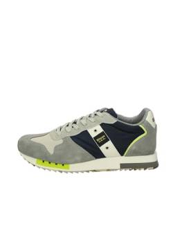 Scarpe Blauer Sneaker Queens in Suede Grey/Nylon blu Navy US23BU10 S3QUEENS01 44 von Blauer