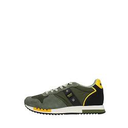 Scarpe Blauer Sneaker Running Queens in Suede/Tessuto Military Green US22BU09 S2QUEENS01 45 von Blauer