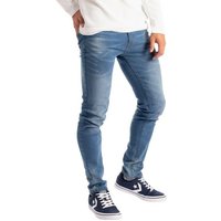 BlauerHafen Slim-fit-Jeans Herren Slim Fit Jeanshose Stretch Designer Hose Super Flex Denim Pants 2 Seitentaschen, 2 Gesäßtaschen und 1 vordere Münztasche von BlauerHafen