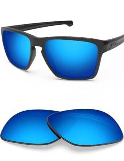 BlazerBuck Polycarbonat Polarisierte Ersatzgläser für Oakley Sliver OO9262 - Eisblau AR Beschichtet von BlazerBuck