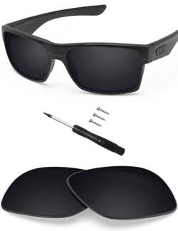 BlazerBuck Polycarbonat Polarisierte Ersatzgläser für Oakley TwoFace OO9189 - Schwarz AR Beschichtet von BlazerBuck