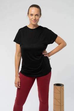 Wide Cut Frauen T-Shirt aus TENCEL™, Holzfaser von Bleed