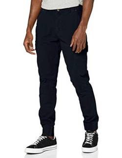 BLEND BHBHNAN Herren Cargohose Lange Hose mit Stretch und elastischer Beinabschluss Regular Fit, Größe:W30/30, Farbe:Dark Navy Blue (74645) von Blend