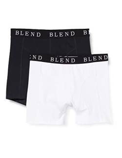 Blend Herren Boxershorts Underwear, 2er Pack, Mehrfarbig (Black/White 70999), X-Large von Blend