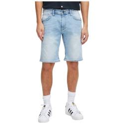Blend Herren Denim Jeans-Shorts, 200288/Denim Bleach Blue, XL von Blend