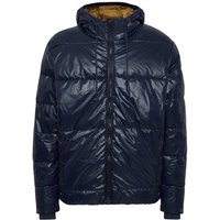 Blend Winterjacke Warm Wattierte Winter Jacke Glänzender Basic Puffer Blouson 4681 in Dunkelblau von Blend