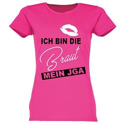 Blickfang Junggesellinnenabschied Tshirt | JGA -Heute Wird gefeiert | JGA | Damen Shirt | Party, Hochzeit, Feier | Braut | Braut Team | Gr. XS-3XL (XXL, ICH HEIRATE) von Blickfang