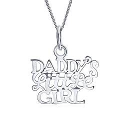 Bling Jewelry Daddys Little Word Name Vergoldet Stil Anhänger Halskette Für Frauen Für Tochter .925 Sterling Silber von Bling Jewelry