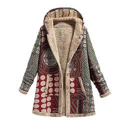 Blingko Damen Lang Kapuzenmantel Winter Fleece Jacke Mantel Plüsch Plüschjacke Plüschmantel Fleecejacke Fleecemantel Wintermantel Herbstmantel Herbstjacke Winterjacke Kapuzenjacke von Blingko