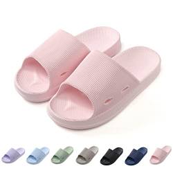 Blingko Slippers Damen Herren Superweiche Hausschuhe 2022 Neueste Technologie Sohle Sandalen Unisex Pillow Cozy Slippers Pantoffeln Beach Sandalen Sommer Elegant Slides Duschschuhe von Blingko