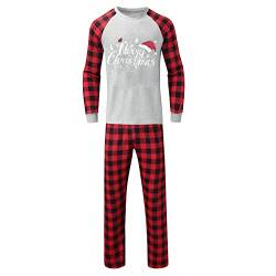 Blingko Weihnachtspyjama Set, Christmas Pyjama Langarm Damen/Herren/Junge/Mädchen/Baby, Familie Weihnachts Schlafanzug Weihnachten Geschenke für Frauen, Männer, Pärchen, Eltern, Paare, Familien von Blingko