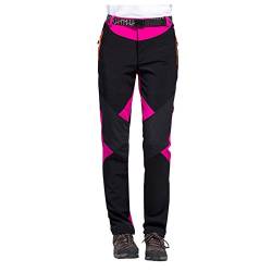 Cargohose Damen Winddicht Warm Gefüttert Skihose Winddicht Wasserdicht Arbeitshose Lange Regular Fit Thermohose Funktionshose Snowboardhose Winterhose Winter Skihose Snowboardhose Trekkinghose von Blingko