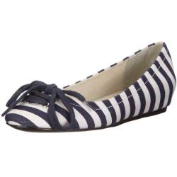 Blink Blaine 37 Stripe Navy 601030-B2, Damen, Ballerinas, Blau (Navy), EU 39 von Blink