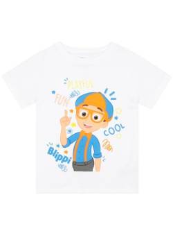 Blippi T-Shirt | T-Shirts Für Jungen | Kinder Tshirt Jungen | Weiß | 104 von Blippi