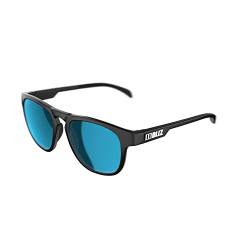 Bliz Unisex 554907-13 Sport-Sonnenbrille Ace, rauchblauen Gläsern, Schwarz mit blauen Rauchgläsern, Einheitsgröße von Bliz