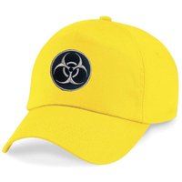 Blondie & Brownie Baseball Cap Kinder Biohazard Gefahrengut Giftig Apokalypse Patch Stick Film Kino One Size von Blondie & Brownie