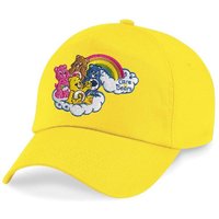 Blondie & Brownie Baseball Cap Kinder Glücksbärchis Care Bears Patch Stick Hab Dich Lieb one Size von Blondie & Brownie