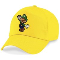 Blondie & Brownie Baseball Cap Kinder Luigi Stick Patch Klempner Super Retro Konsole One Size von Blondie & Brownie