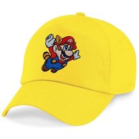 Blondie & Brownie Baseball Cap Kinder Mario Fligh Stick Patch Luigi Peach Super Retro Konsole von Blondie & Brownie