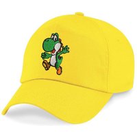 Blondie & Brownie Baseball Cap Kinder Yoshi Stick Patch Mario Luigi Super Retro Konsole One Size von Blondie & Brownie