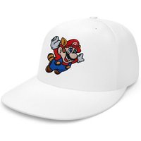 Blondie & Brownie Baseball Cap Unisex Erwachsene Mario Fligh Stick Patch Luigi Super Retro Konsole Snapback von Blondie & Brownie