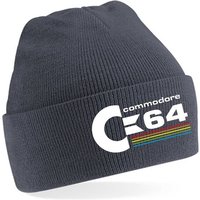 Blondie & Brownie Beanie Unisex Erwachsenen Mütze Commodore 64 Konsole Gaming von Blondie & Brownie