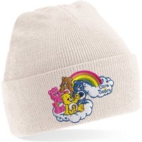 Blondie & Brownie Beanie Unisex Erwachsenen Mütze Glücksbärchis Care Bears Patch Stick von Blondie & Brownie