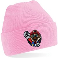 Blondie & Brownie Beanie Unisex Erwachsenen Mütze Mario Fight Luigi Yoshi Retro Konsole Stick von Blondie & Brownie