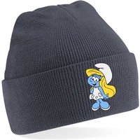 Blondie & Brownie Beanie Unisex Erwachsenen Mütze Schlumpfine Schlümpfe Smerf von Blondie & Brownie