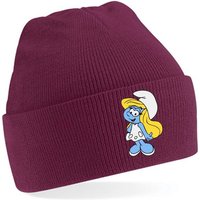 Blondie & Brownie Beanie Unisex Erwachsenen Mütze Schlumpfine Schlümpfe Smerf von Blondie & Brownie