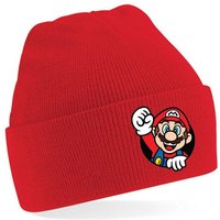 Blondie & Brownie Beanie Unisex Erwachsenen Mütze Super Mario Faust Konsole Gaming von Blondie & Brownie