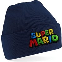 Blondie & Brownie Beanie Unisex Erwachsenen Mütze Super Mario Yoshi Luigi Retro Konsole Stick von Blondie & Brownie