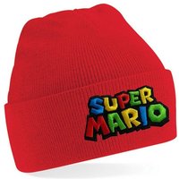 Blondie & Brownie Beanie Unisex Erwachsenen Mütze Super Mario Yoshi Luigi Retro Konsole Stick von Blondie & Brownie