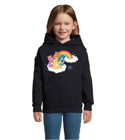 Blondie & Brownie Fun Kinder Hoodie Pullover Glücksbärchis, Navyblau, 130/140, 10 Jahre von Blondie & Brownie