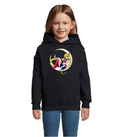 Blondie & Brownie Fun Kinder Hoodie Pullover Sailor Moon, Navyblau, 96/104, 4 Jahre von Blondie & Brownie