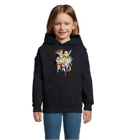 Blondie & Brownie Fun Kinder Hoodie Pullover Sailor Moon Friends, Navyblau, 106/116, 6 Jahre von Blondie & Brownie