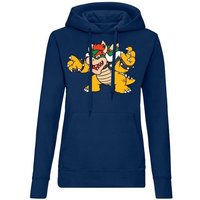 Blondie & Brownie Hoodie Damen Bowser Mario Yoshi Luigi Game Gamer Konsole Retro mit Kapuze von Blondie & Brownie