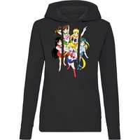 Blondie & Brownie Hoodie Damen Fun Comic Sailor Moon and Friends Anime Manga mit Kapuze von Blondie & Brownie