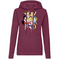 Blondie & Brownie Hoodie Damen Fun Comic Sailor Moon and Friends Anime Manga mit Kapuze von Blondie & Brownie