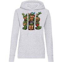 Blondie & Brownie Hoodie Damen Turtles Hoodie mit Kapuze von Blondie & Brownie